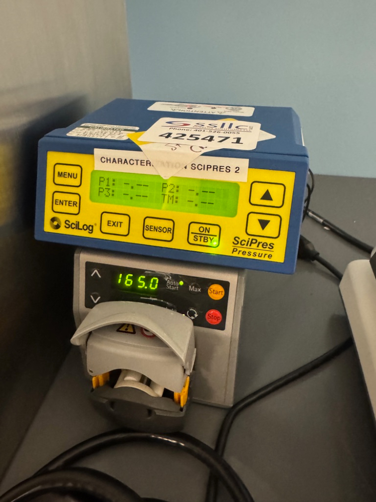 Image of SciLog SciPres Pressure Monitor w/ Watson Marlow Peristaltic Pump